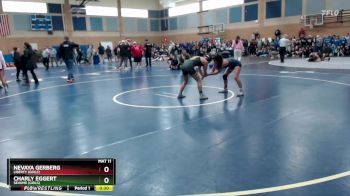 110lbs Cons. Round 7 - Nevaya Gerberg, Liberty (Girls) vs Charly Eggert, Sehome (Girls)