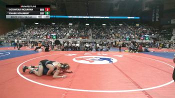 3A-144 lbs Quarterfinal - Chase Schubert, Cody vs Octaveas McGahan, Douglas
