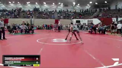 138 lbs Champ. Round 1 - Trenton Bivens, Club Madison vs Thaiden Alexander, Frankton Wrestling Club