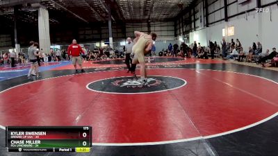 175 lbs Round 2 (4 Team) - Chase Miller, FCA LYNCHBURG vs Kyler Swensen, GROUND UP USA