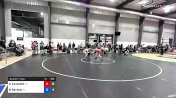 45 kg Quarterfinal - Rylen Campbell, Capital Wrestling Club vs Brody Gardner, M2 Blue