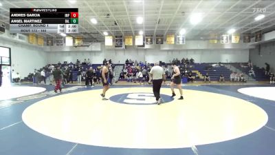 165 lbs Champ. Round 1 - Angel Martinez, Bishop Alemany vs Andres Garcia, Imperial