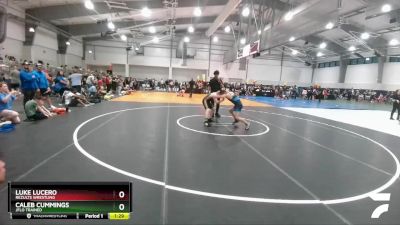 135 lbs Quarterfinal - Caleb Cummings, Jflo Trained vs Luke Lucero, ReZults Wrestling