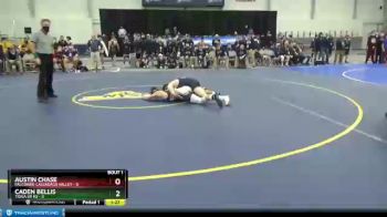 138 lbs Semifinals (4 Team) - Caden Bellis, Tioga Sr HS vs Austin Chase, Falconer-Cassadaga Valley