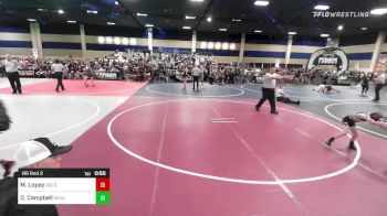 66 lbs Rr Rnd 2 - Michael Lopez, Gold Rush Wr Ac vs Declan Campbell, Nevada Elite