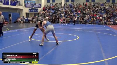 113 lbs Cons. Round 2 - Javien Moen, Franklin vs Conner Pool, St Francis De Sales (Toledo)