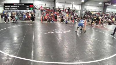 241-258 lbs Round 4 - David Sandoval, Lyman vs Wayne Thompson, Natrona County