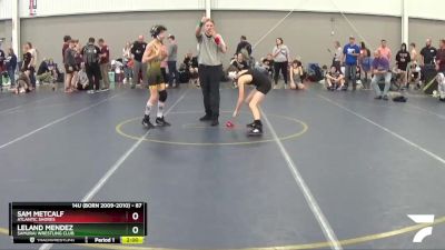 87 lbs Cons. Round 2 - Sam Metcalf, Atlantic Shores vs Leland Mendez, Samurai Wrestling Club