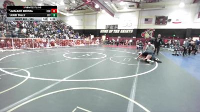 145 lbs Semifinal - Jerzi Tully, Excelsior Charter vs Azaleah Bernal, Downey