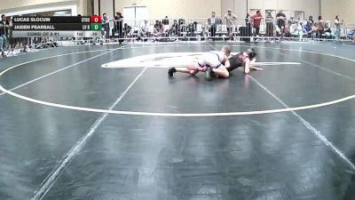 82 lbs Consi Of 8 #1 - Lucas Slocum, Stout Wr Ac vs Jaiden Pearsall, LV Bears WC