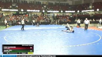 98 lbs 9th Place Match - Colt Buonviri, Middleton vs Gaige Bill, Middleton