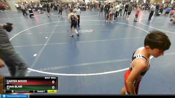 83 lbs Cons. Round 2 - Carter Booze, NE vs Evan Blair, MO