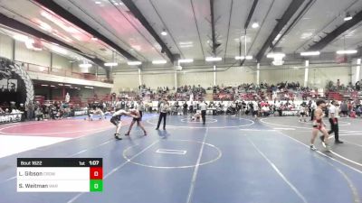 172 lbs Quarterfinal - Levi Gibson, Crowley County vs Stryker Weitman, WAR Wrestling Club