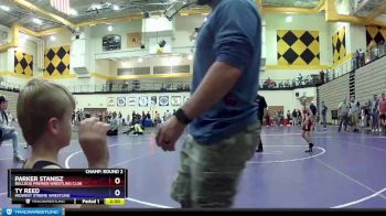 67 lbs Champ. Round 2 - Parker Stanisz, Bulldog Premier Wrestling Club vs Ty Reed, Midwest Xtreme Wrestling