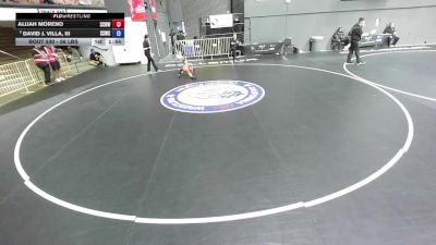 56 lbs Cons. Semis - Alijah Moreno, So Cal Hammers Wrestling vs David J. Villa, III, Southwest Stallions Wrestling Club