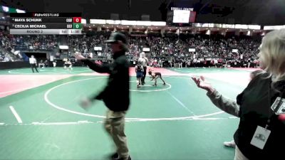100 lbs Round 2 - Cecilia Michael, BKV1 vs Maya Schunk, OHW1