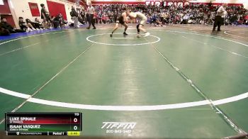 113 lbs Cons. Round 2 - Isaiah Vasquez, John H Pitman vs Luke Spinale, St Francis