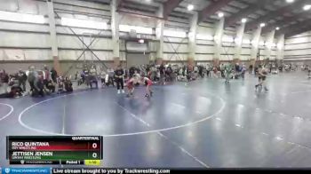 65 lbs Quarterfinal - Jettisen Jensen, Uintah Wrestling vs Rico Quintana, Roy Wrestling