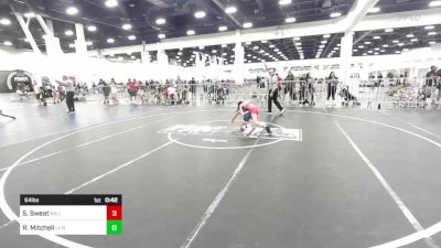 64 lbs 3rd Place - Sadie Sweat, Kalispell WC vs Rosemarie Mitchell, LV Bears WC