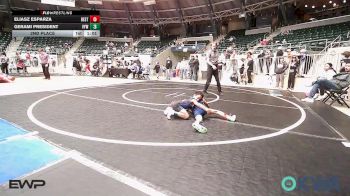 52 lbs 2nd Place - Eliasz Esparza, Best Trained vs Gerami President, Victory Youth Wrestling