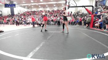 126 lbs Quarterfinal - Kaleah Woodall, Sperry Wrestling Club vs Eden Hesson, Gameface Acadamy