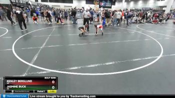 59-65 lbs Semifinal - Jasmine Buck, AZ vs Kenley Berglund, WI