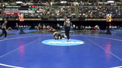 197 lbs Cons. Round 1 - Mateo Casillas, Millikin vs Joseph Petrella, Baldwin Wallace