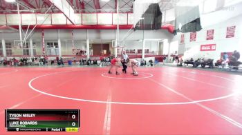 157 lbs Semifinal - Tyson Nisley, Wabash vs Luke Robards, Indianapolis