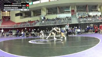 140 lbs Round 3 (3 Team) - Savannah Pietrzak, Wood River vs Gracelynn Jurgensen-Allen, Millard West