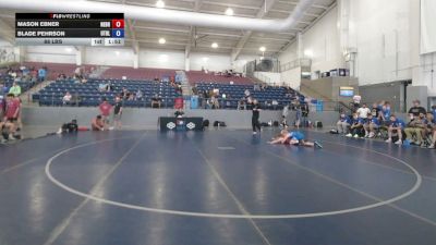 88 lbs Mason Ebner, Nebraska vs Blade Pehrson, Utah Black
