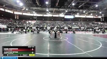 106 lbs Champ. Round 2 - Gage Anderson, Wasatch Utah vs Karmyne Bitoni, Rocky Mountain