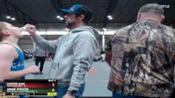 119 lbs Round 1 (4 Team) - Cooper Bain, Team Northwest vs Abner Spencer, Grangeville Youth Wrestling