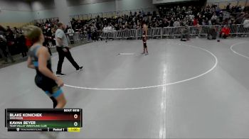 117 lbs Cons. Semi - Kavan Beyer, Team Valley Wrestling Club vs Blake Konichek, Wisconsin