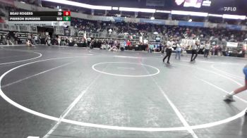 120 lbs Consi Of 8 #2 - Beau Rogers, Tri-Cap vs Pierson Burgess, Wichita WC