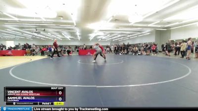 145 lbs Cons. Round 2 - Vincent Avalos, Servite High School Wrestling vs Sammuel Avalos, California