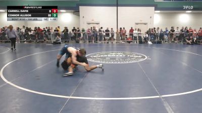 144 lbs Consi Of 64 #1 - Carnell Davis, RI vs Connor Allison, MD