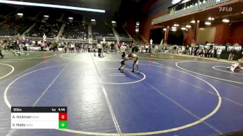 90 lbs Quarterfinal - Aidan Hickman, Douglas Wrestling Club vs Victor Nieto, Bear Cave