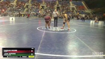 250 lbs Semifinal - Love Hopkins, White Shield vs Danijah Moore, Minot