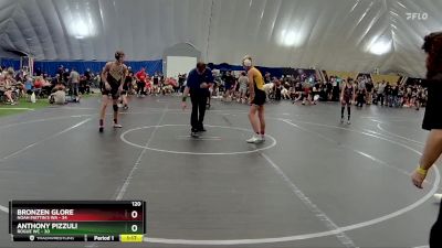 120 lbs Round 4 (8 Team) - Anthony Pizzuli, Rogue WC vs Bronzen Glore, Noah Mattin`s WA