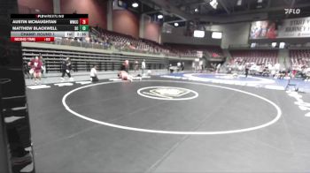 285 lbs Champ. Round 1 - Austin Mcnaughtan, Western Wyoming Community College vs Matthew Blackwell, Snow College