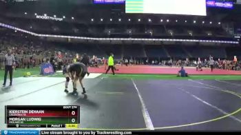 Girls - 145 lbs Cons. Round 2 - Morgan Ludwig, Midland HS vs Kierstein DeHaan, Caledonia HS