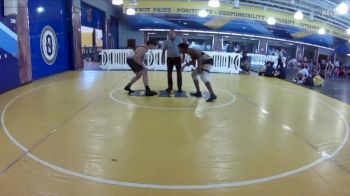 165 lbs Round 5 (8 Team) - Cedric Harris, Oakleaf WC vs Ayden Keys, Westside Wrestling