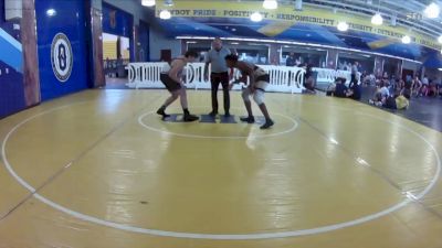 165 lbs Round 5 (8 Team) - Cedric Harris, Oakleaf WC vs Ayden Keys, Westside Wrestling