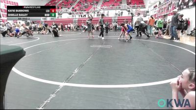 130 lbs Rr Rnd 2 - Katie Burrows, Lexington Wrestling Club vs Giselle Bailey, Midwest City Bombers Youth Wrestling Club