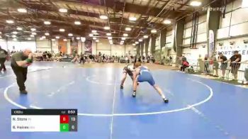 138 lbs Rr Rnd 2 - Nathan Stone, Young Guns Green vs Braden Haines, Indiana Outlaws White