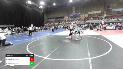 123 lbs Semifinal - Parker Wickam, Bear Cave vs Kael Overton, Athlos Wrestling