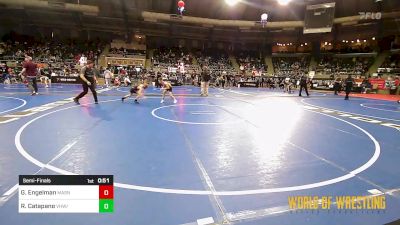 70 lbs Semifinal - Gus Engelman, Mat Assassins vs Raymond Catapano, VHW/JK