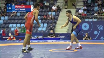 80 kg 1/8 Final - Mukhammadzair Palvanov, Kyrgyzstan vs Narek Grigoryan, Armenia