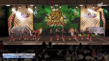 CheerVille NV - Catwoman [2025 L1.1 Junior - PREP Day 1] 2025 ASC King of the Jungle Nashville Showdown