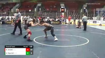 125 lbs Finals (2 Team) - Noah Szwed, Rhino Elite vs Adrian Sigurani, Bad Bass WC